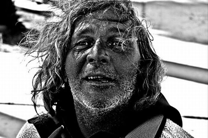 portrait of homeless