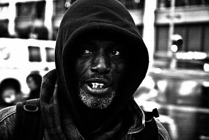 portrait of homeless