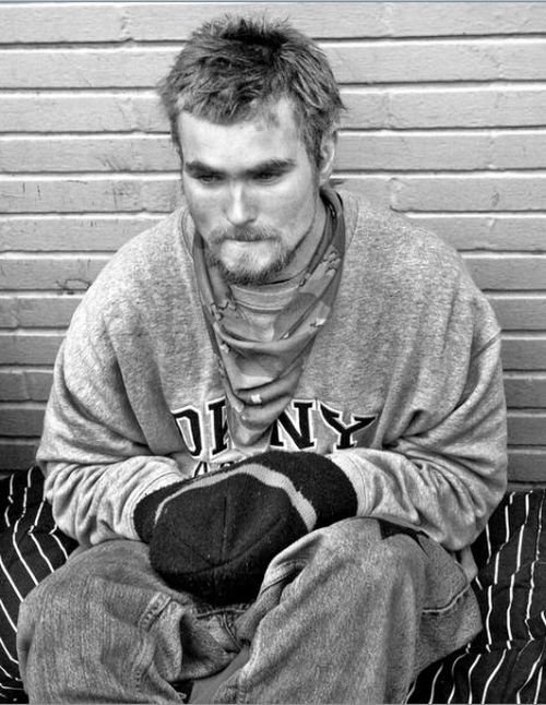 portrait of homeless