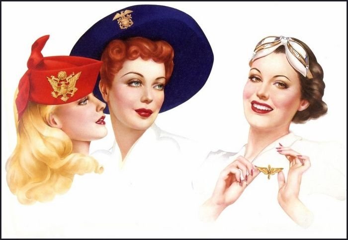 Pin-up girls by Alberto Vargas