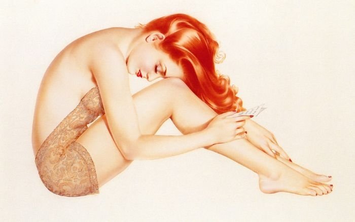 Pin-up girls by Alberto Vargas