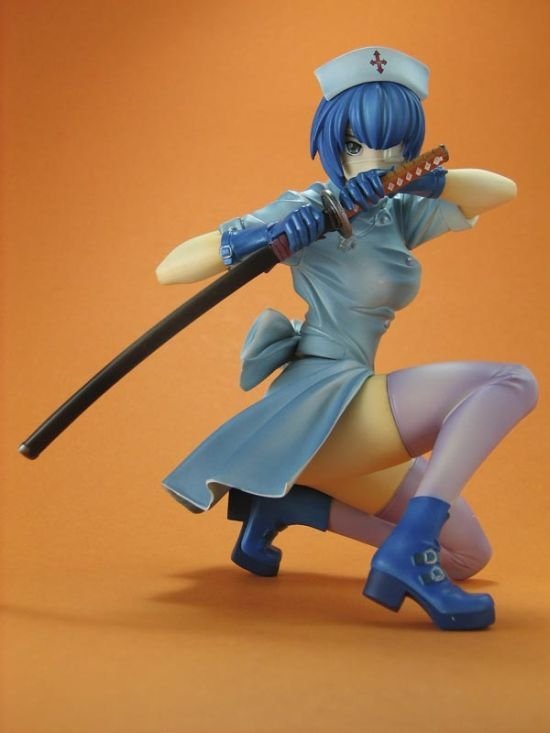 hot female anime figure statue