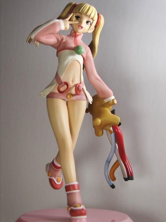 hot female anime figure statue