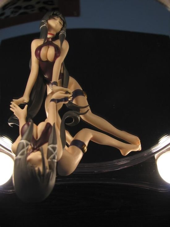 hot female anime figure statue