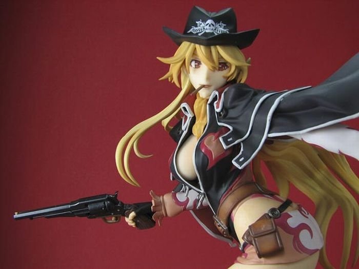 hot female anime figure statue