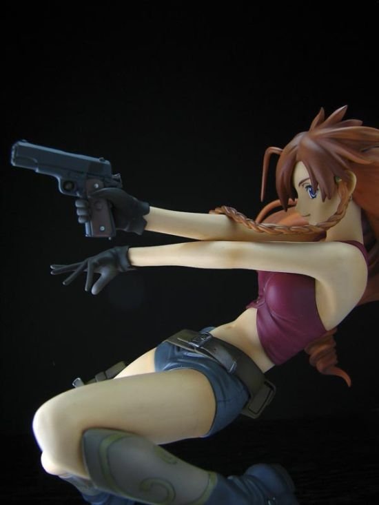 hot female anime figure statue