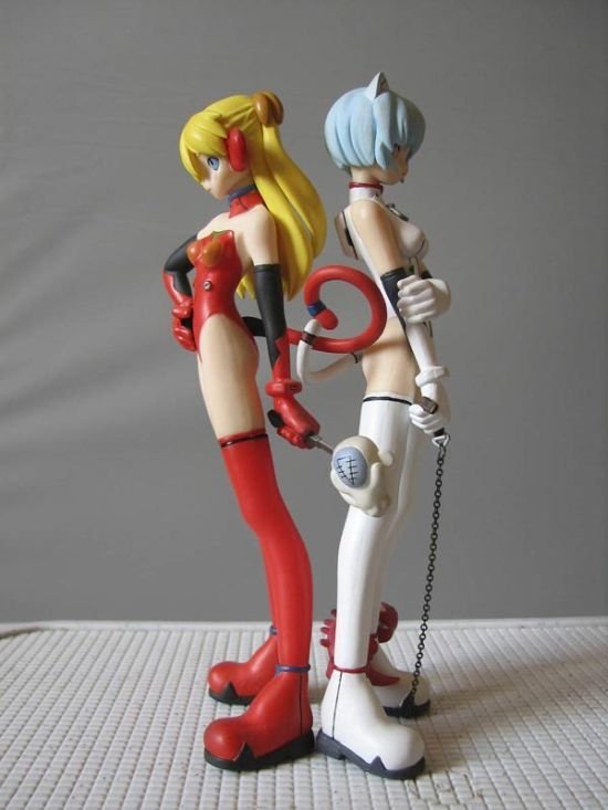 hot female anime figure statue