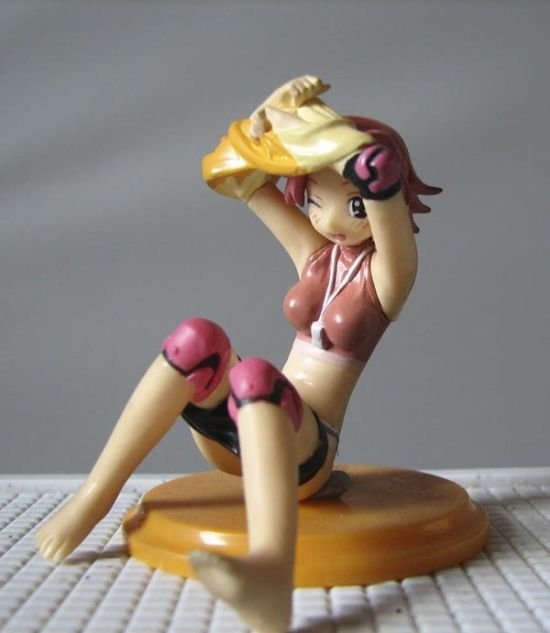 hot female anime figure statue