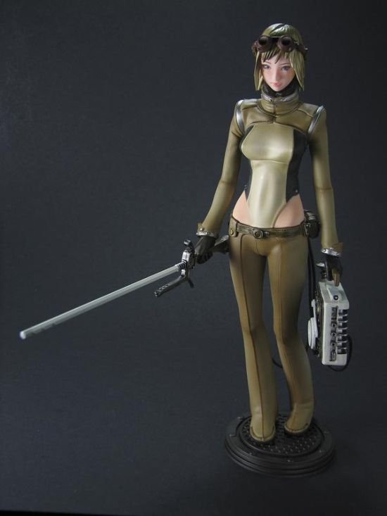 hot female anime figure statue