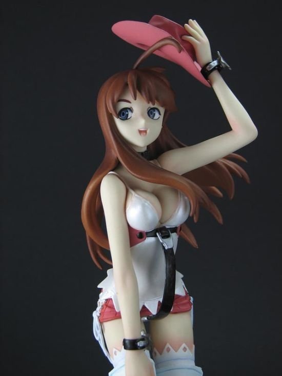 hot female anime figure statue