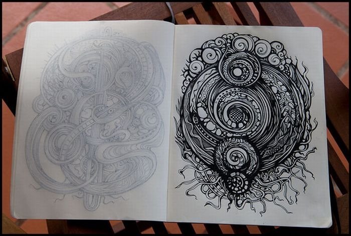 sketchbook drawing