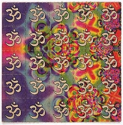LSD blotter paper art