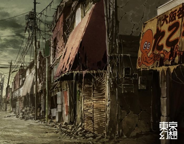 Post-apocalyptic pictures of Tokyo
