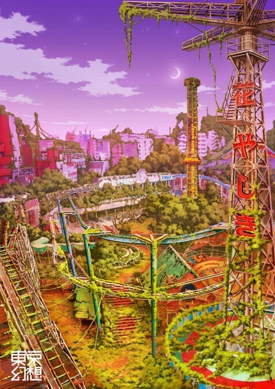 Post-apocalyptic pictures of Tokyo