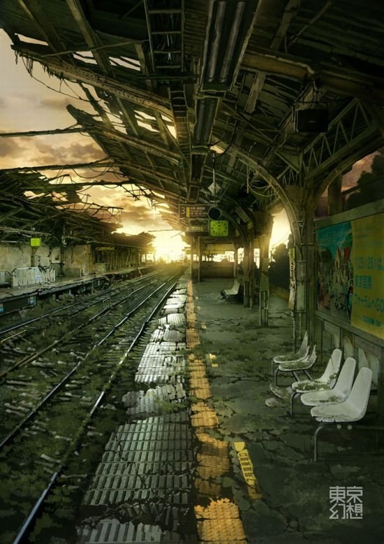 Post-apocalyptic pictures of Tokyo