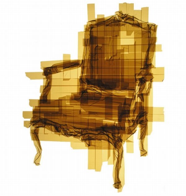 Parcel tape art by  Mark Khaisman
