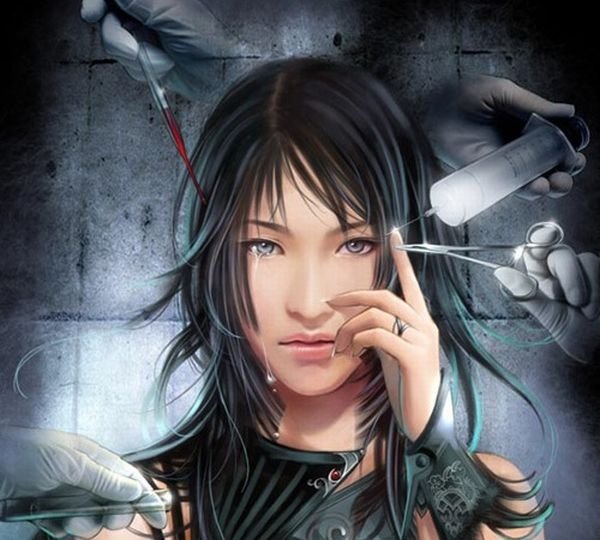 computer graphics digital painting girl illustration