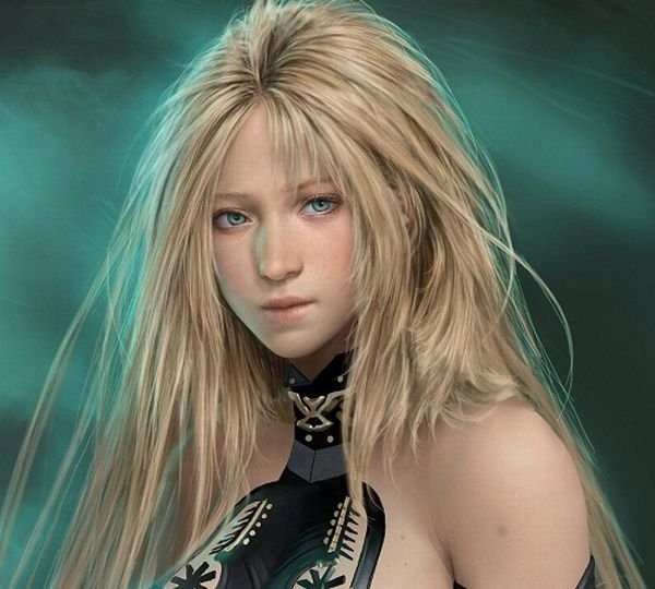computer graphics digital painting girl illustration