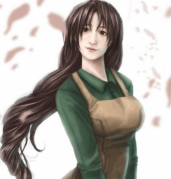 computer graphics digital painting girl illustration