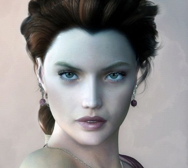 computer graphics digital painting girl illustration