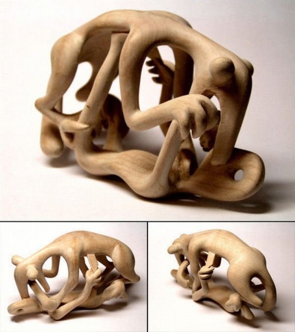 wooden artwork