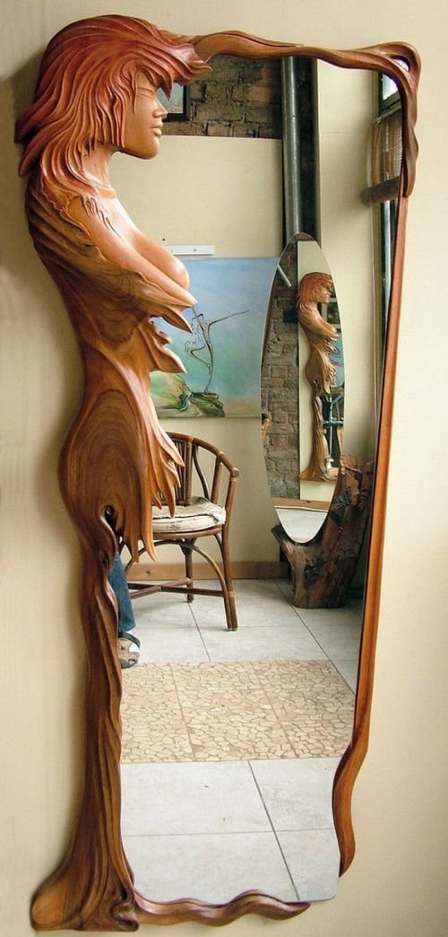 wooden artwork