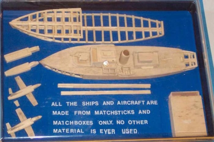 Matchbox naval fleet by Phil Warren