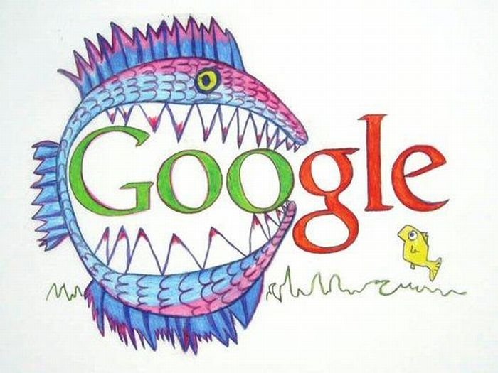 google logo by kids