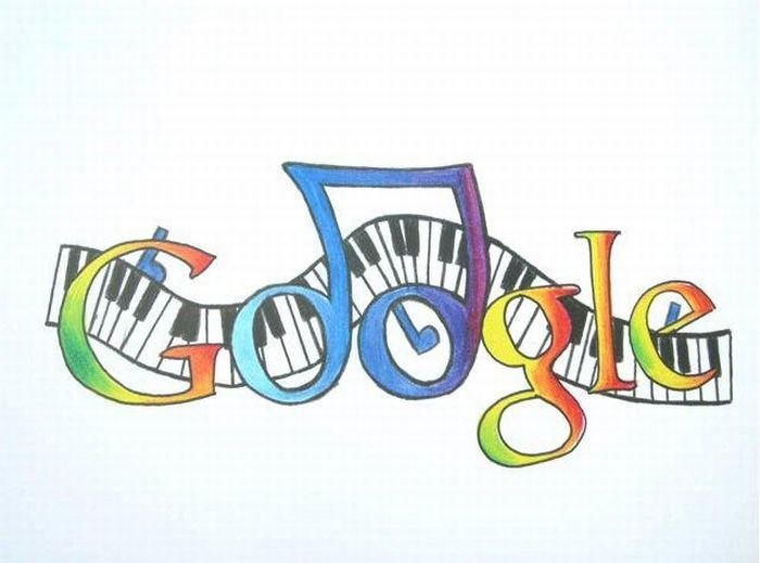 google logo by kids