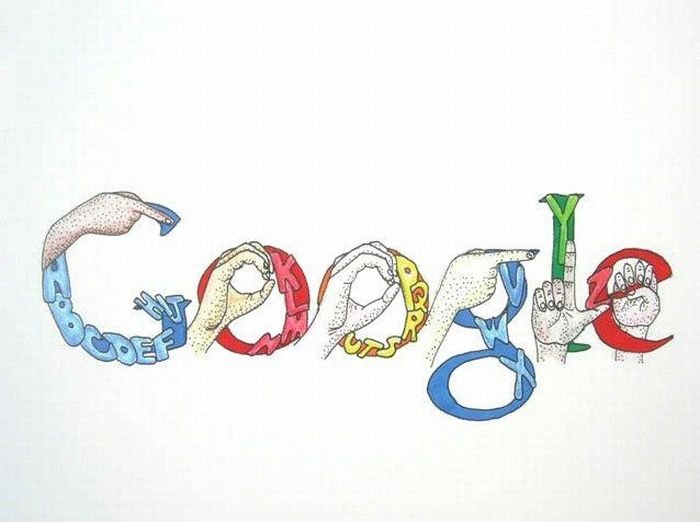 google logo by kids