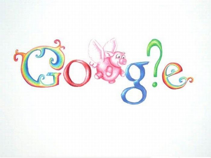 google logo by kids