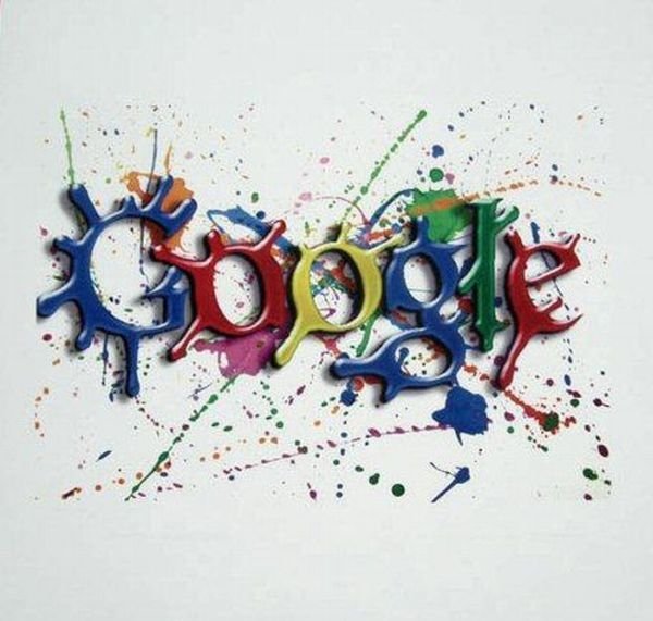 google logo by kids