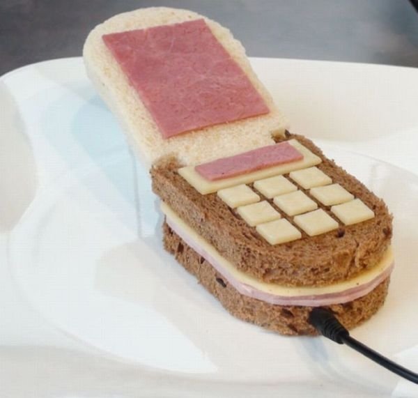 art from sandwiches