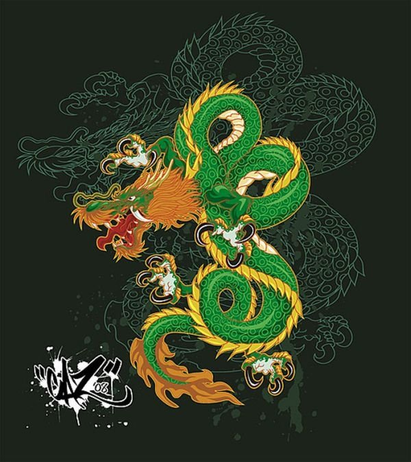dragon drawing