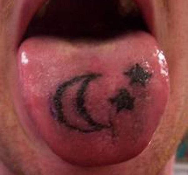 tongue tattoo