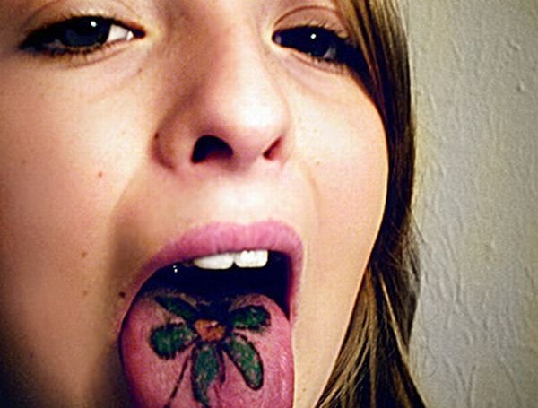 tongue tattoo