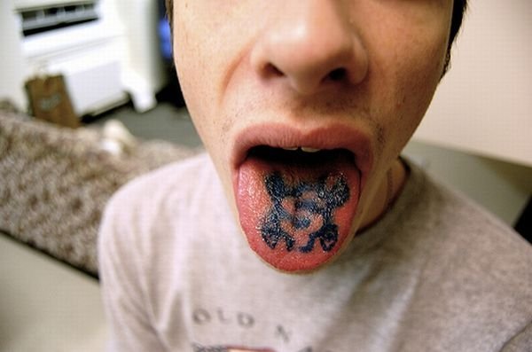 tongue tattoo