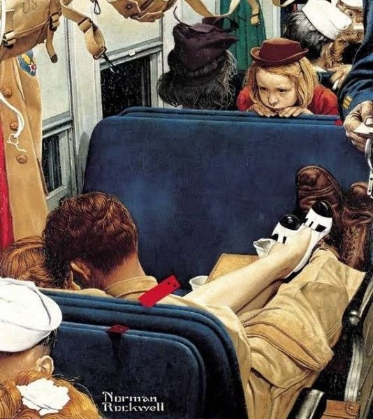 Retro photography paintings by Norman Rockwell