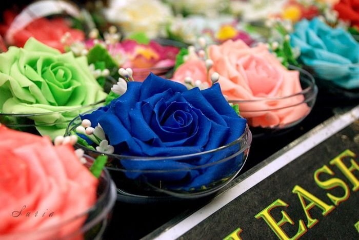 soap carving flowers