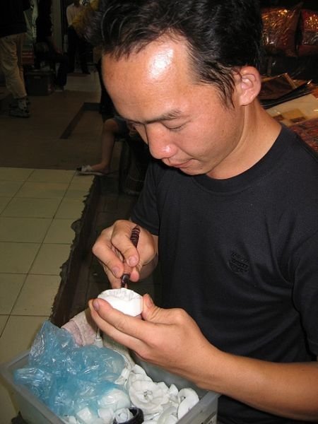 soap carving flowers