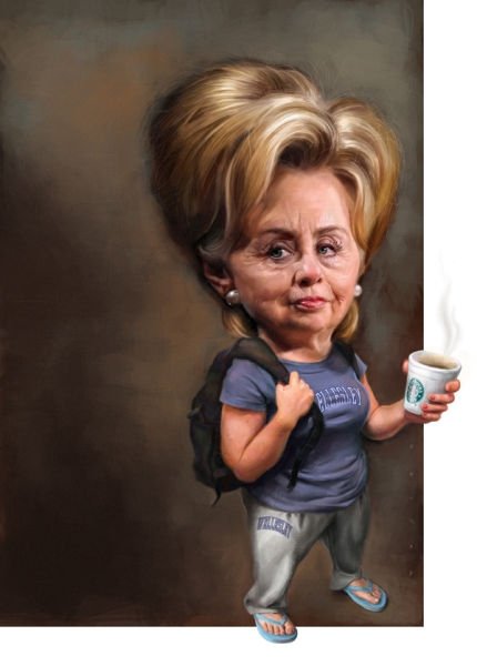 Celebrity caricatures by Jason Seiler