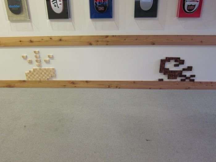 8-Bit wood art by Jeff Swenty