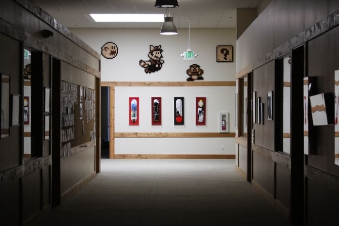 8-Bit wood art by Jeff Swenty