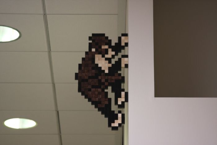 8-Bit wood art by Jeff Swenty