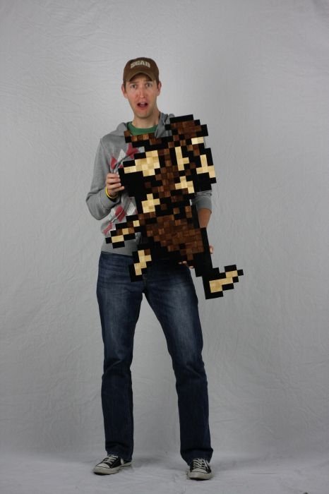 8-Bit wood art by Jeff Swenty