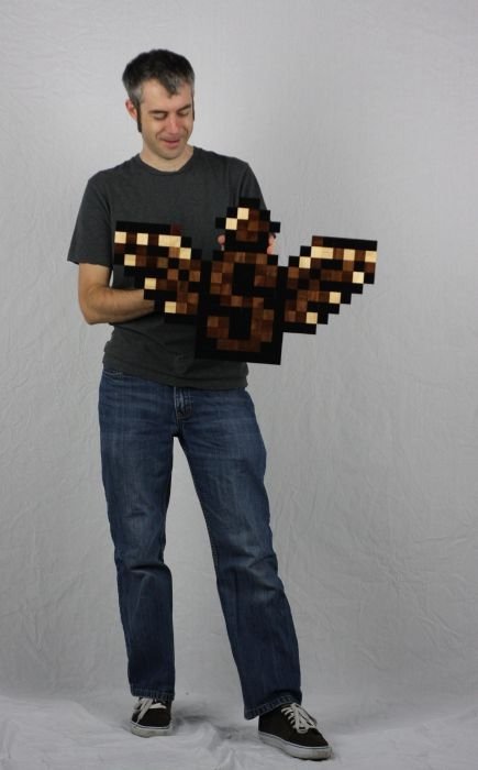 8-Bit wood art by Jeff Swenty