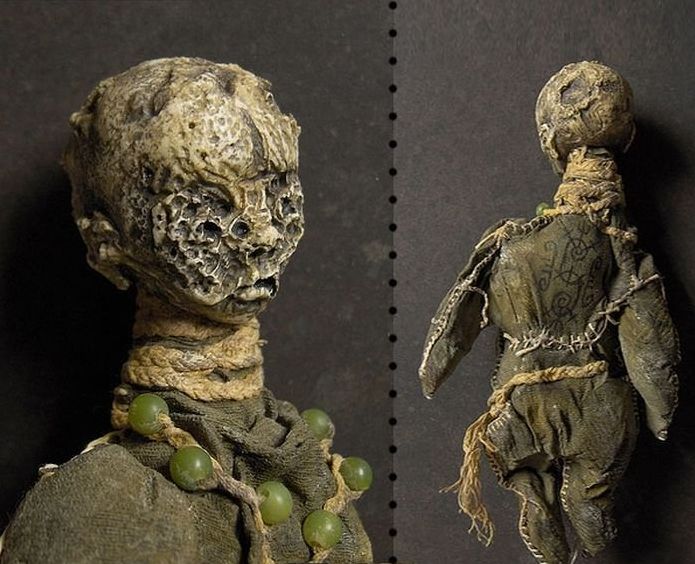 Creepy mummy dolls by Shain Erin