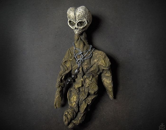 Creepy mummy dolls by Shain Erin