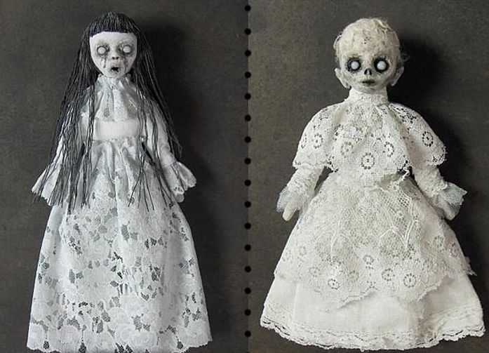 Creepy mummy dolls by Shain Erin