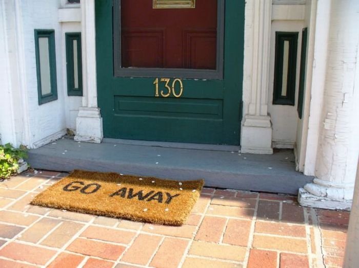 house entrance doormat
